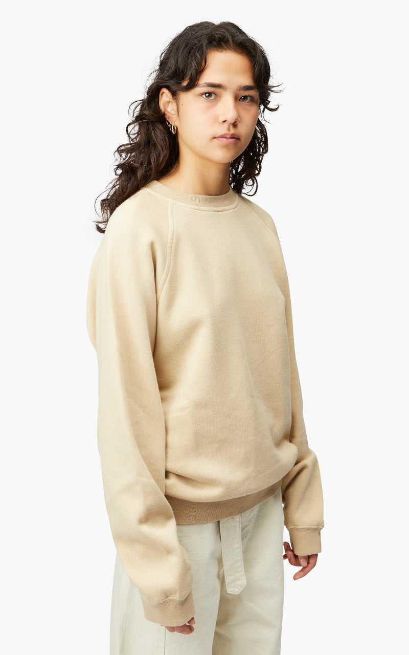 Auralee W Fluffy Sweat P/O Beige