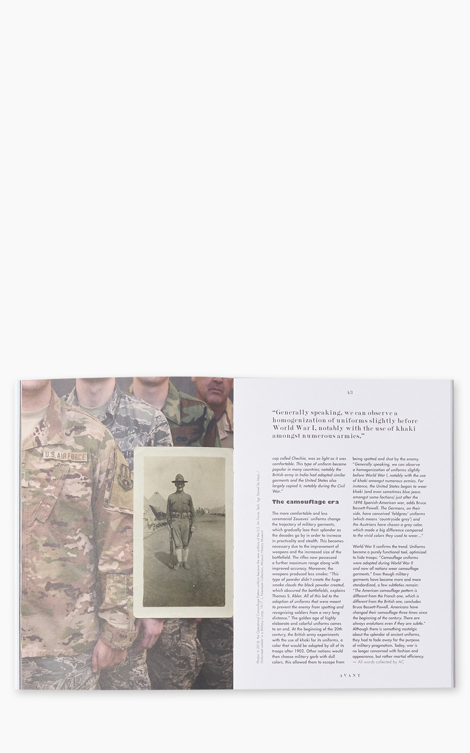 Avant Magazine "An Anthology of American Militaria"