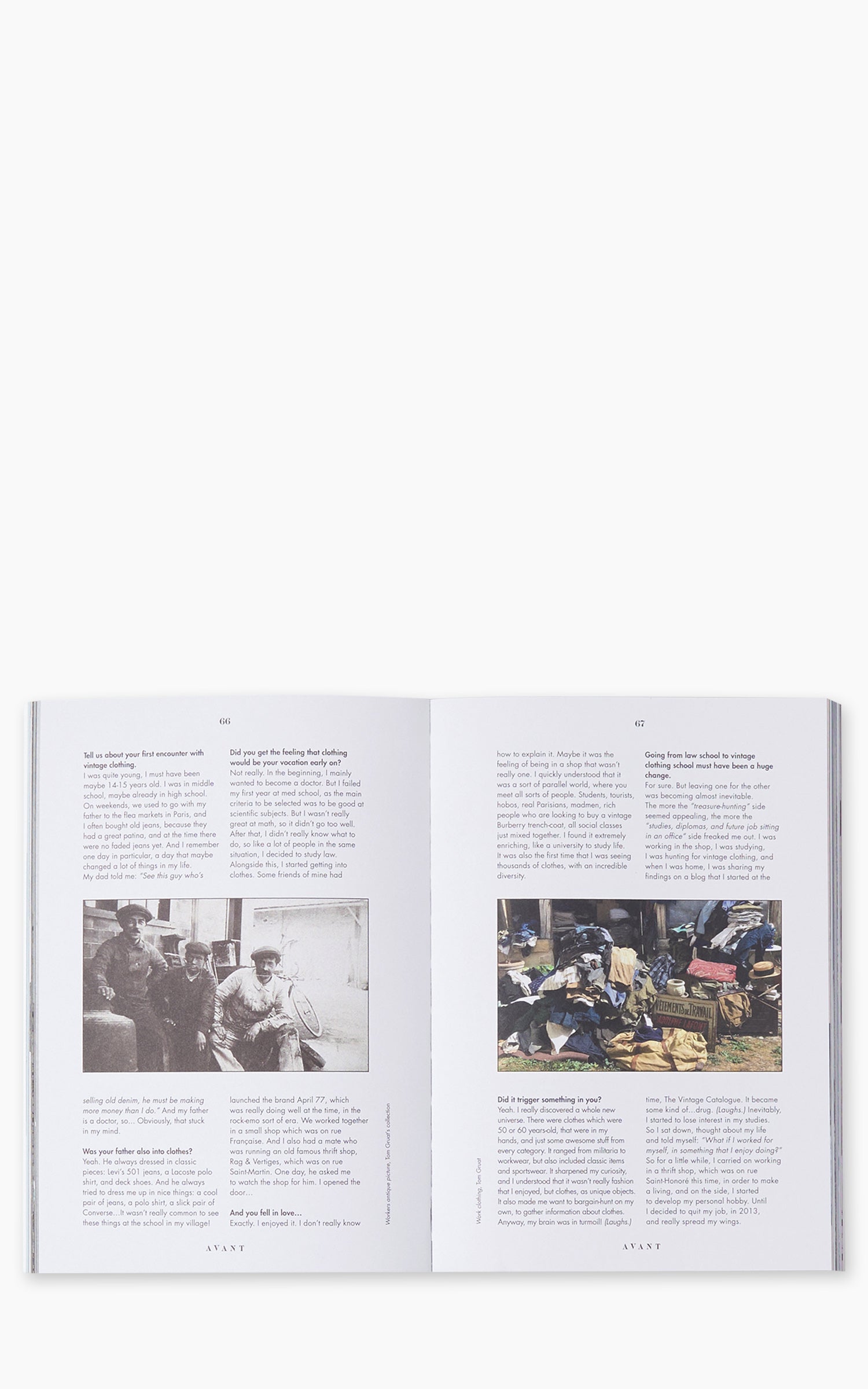 Avant Magazine "An Anthology of French Workwear"