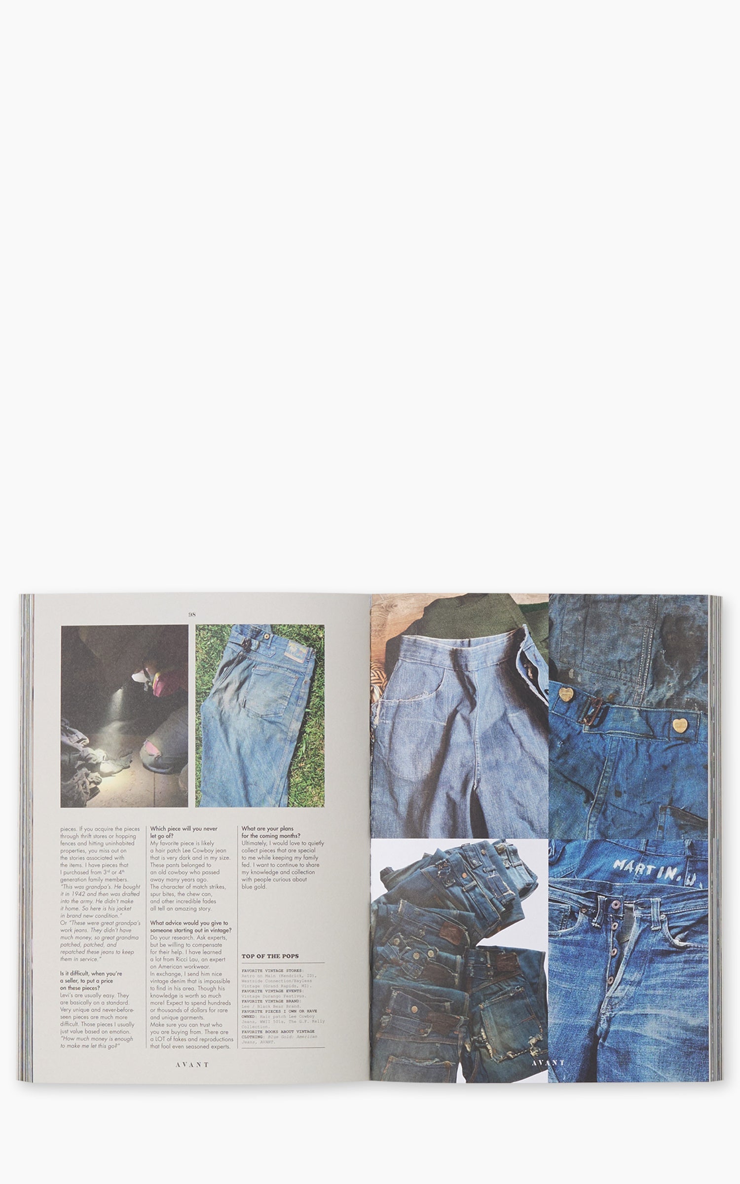 Avant Magazine "The Voices Behind Vintage Clothing"