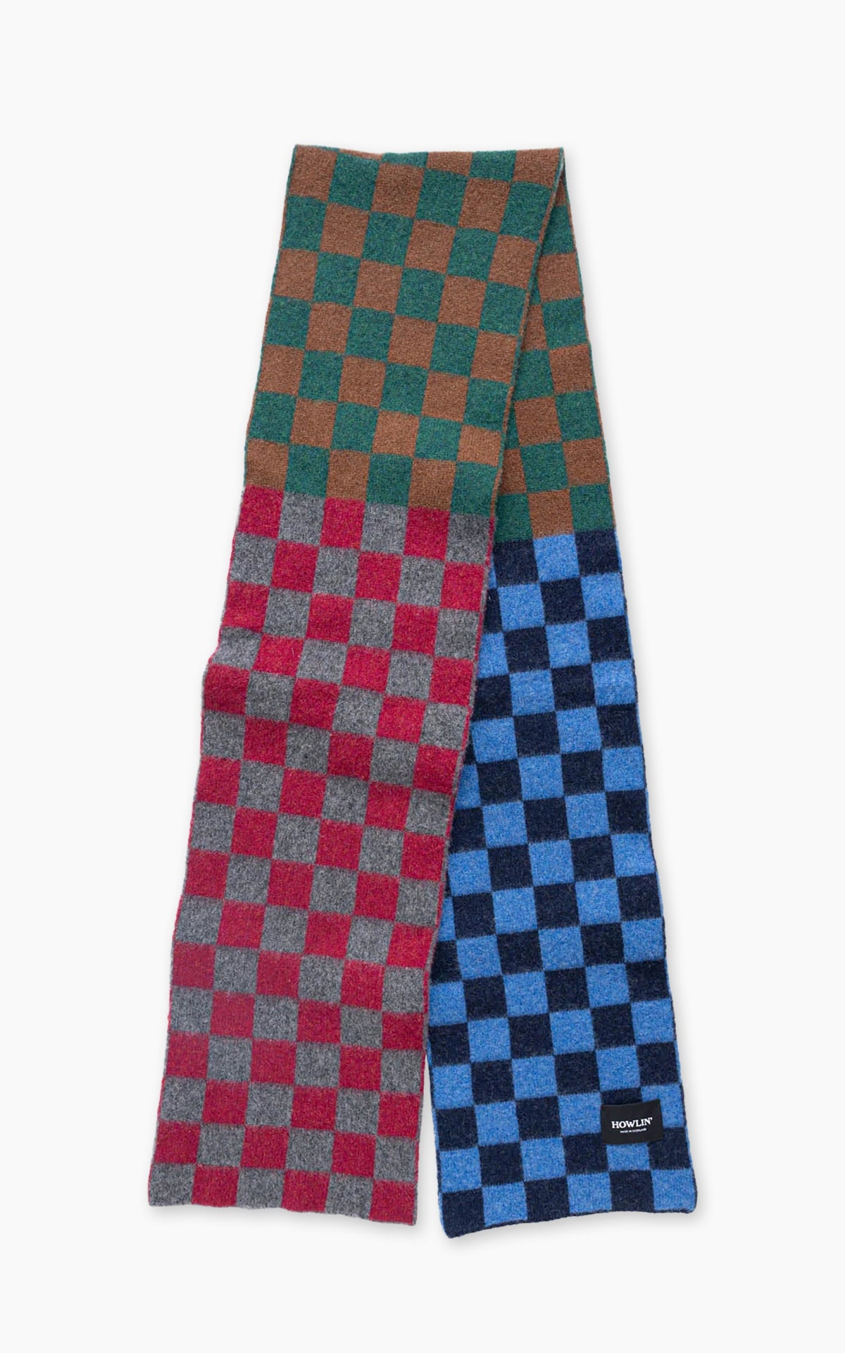 Howlin' Cosmic Checkerboard Scarf Slowmotion