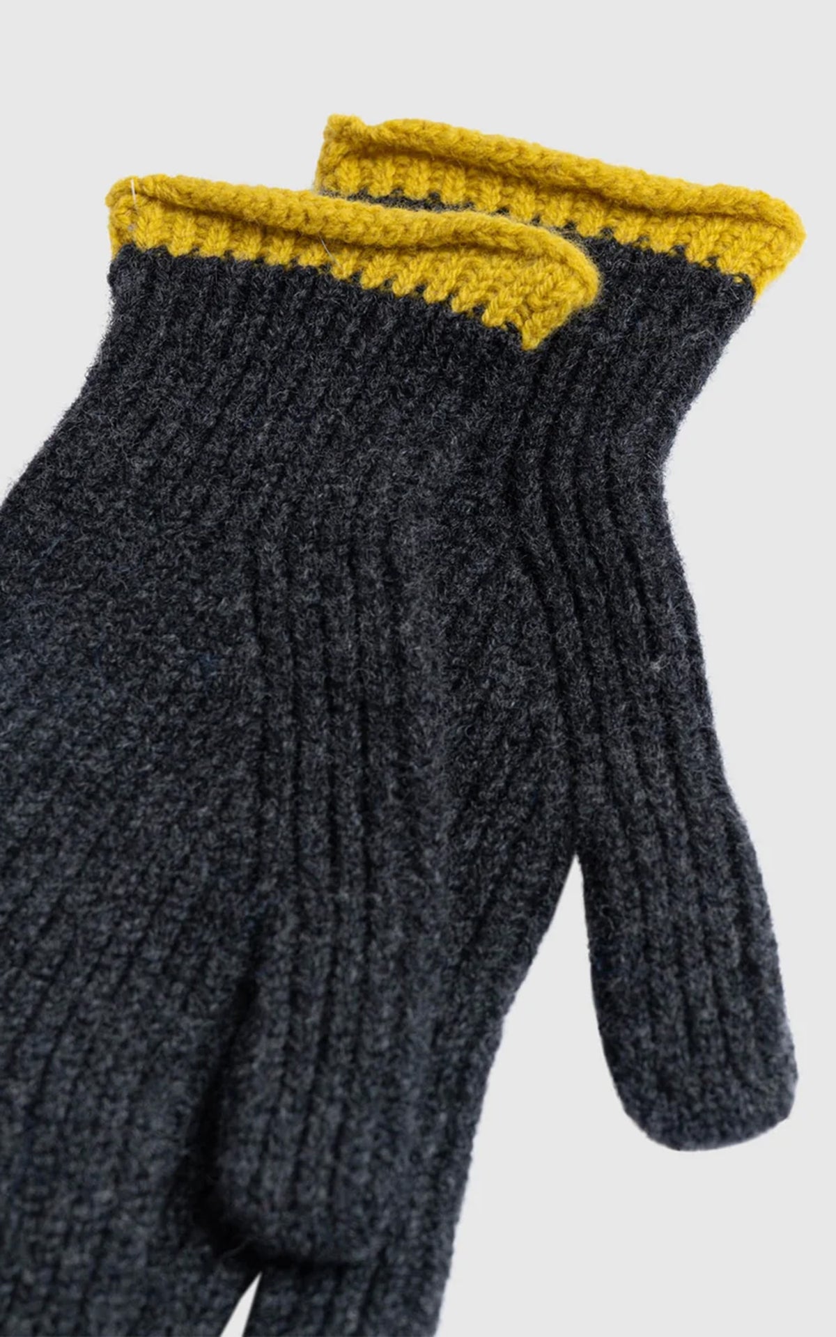 Howlin' Wind It Up Ribbed Gloves Charcoal