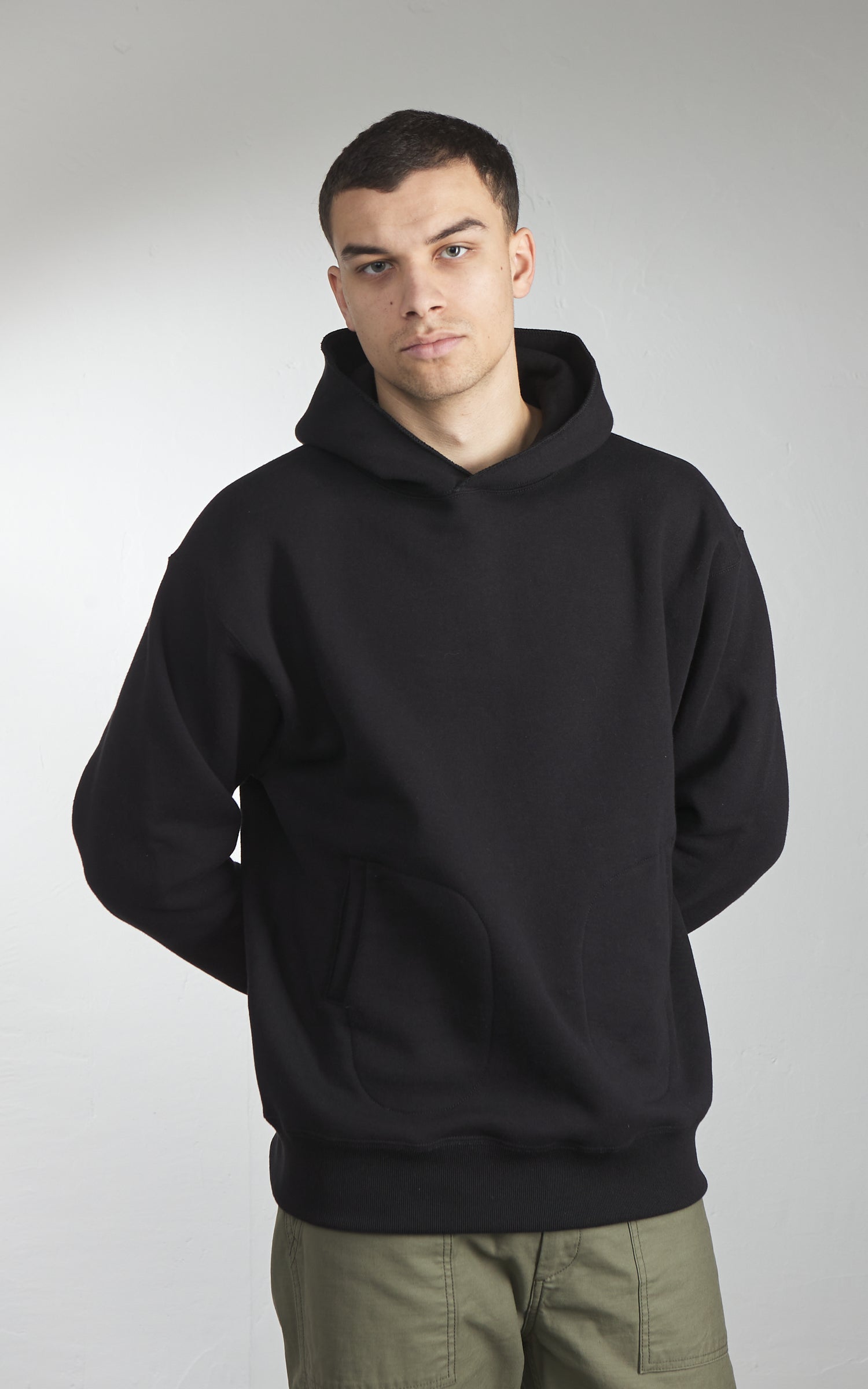 A.G. Spalding & Bros Loopwheel Tube Fleece Side-Line Parka Black