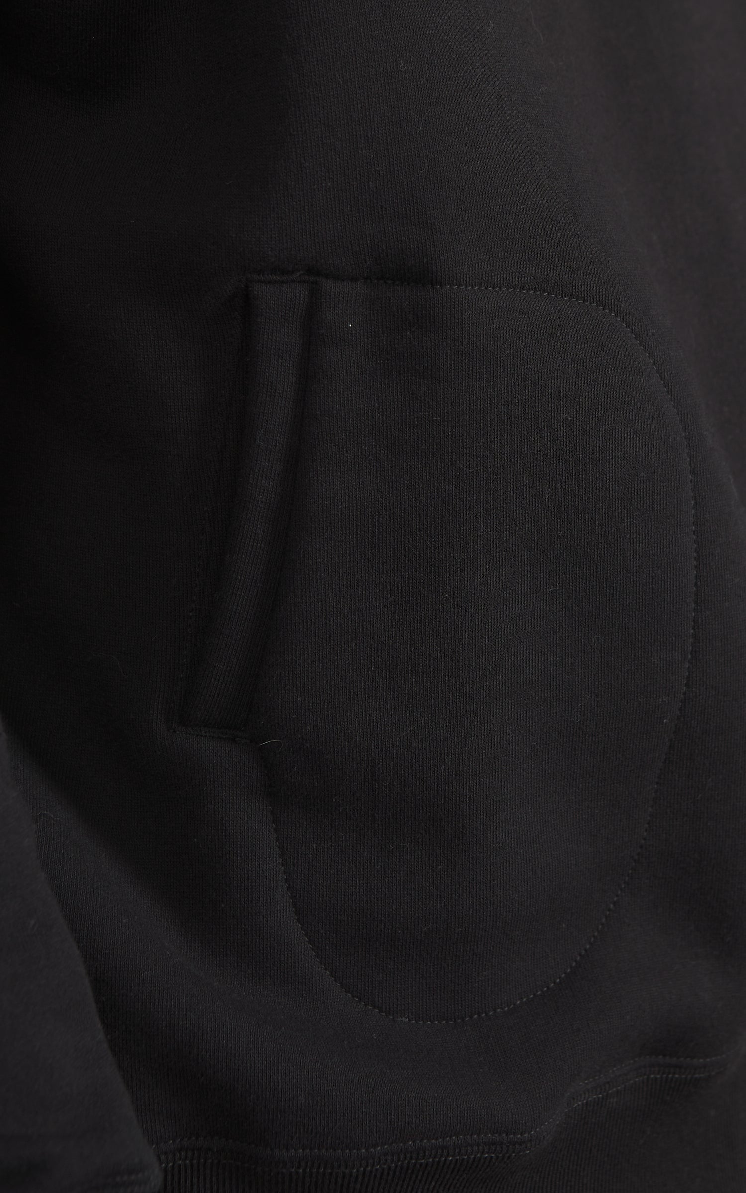 A.G. Spalding & Bros Loopwheel Tube Fleece Side-Line Parka Black