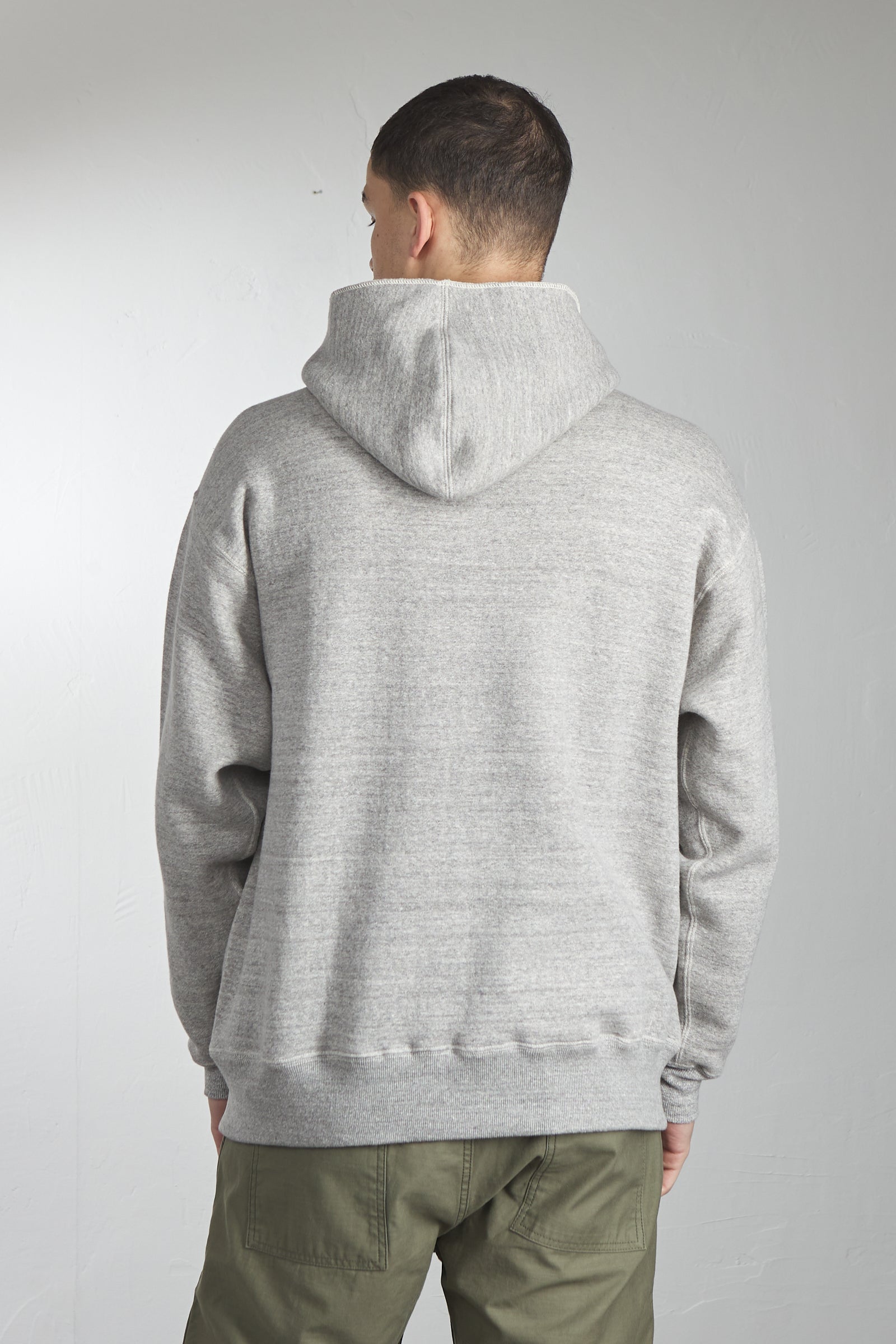 A.G. Spalding & Bros Loopwheel Tube Fleece Side-Line Parka Light Grey A.G. Spalding & Bros Loopwheel Tube Fleece Side-Line Parka Light Grey