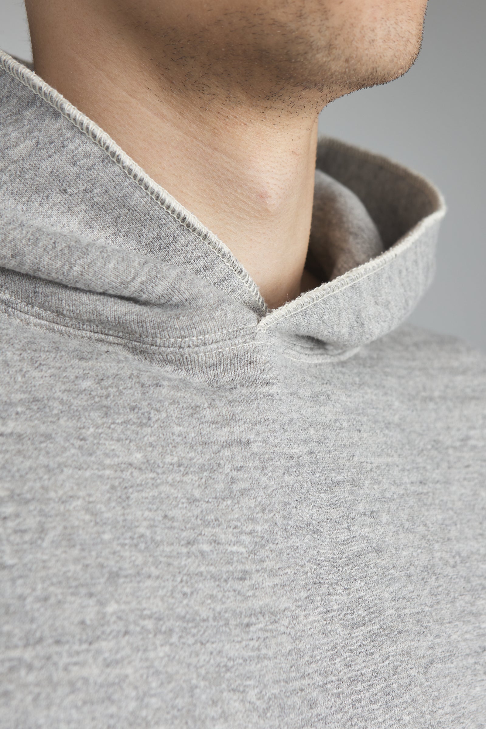 A.G. Spalding & Bros Loopwheel Tube Fleece Side-Line Parka Light Grey