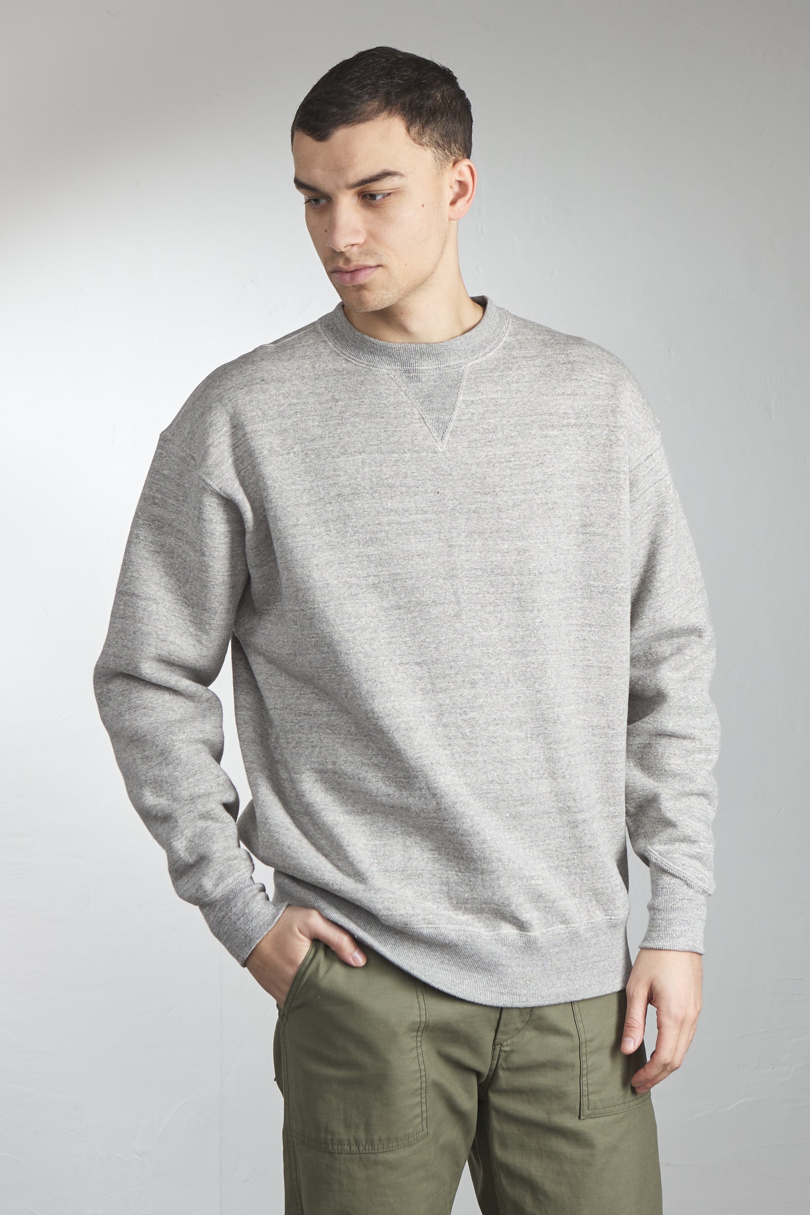 A.G. Spalding & Bros Loopwheel Tube Fleece Training Shirt Light Grey