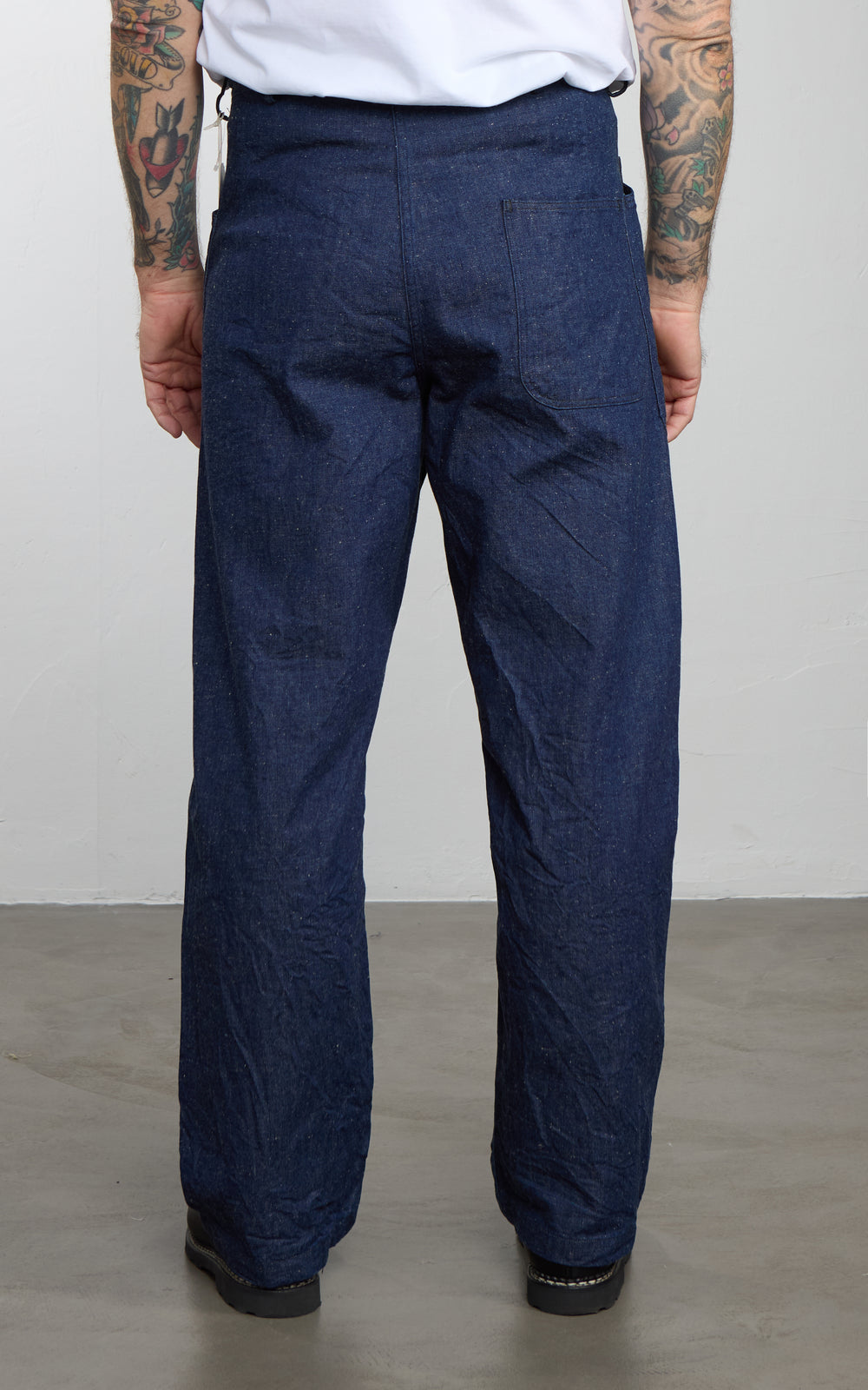 A Vontade VTD-0520-PT Military Trousers Denim Indigo
