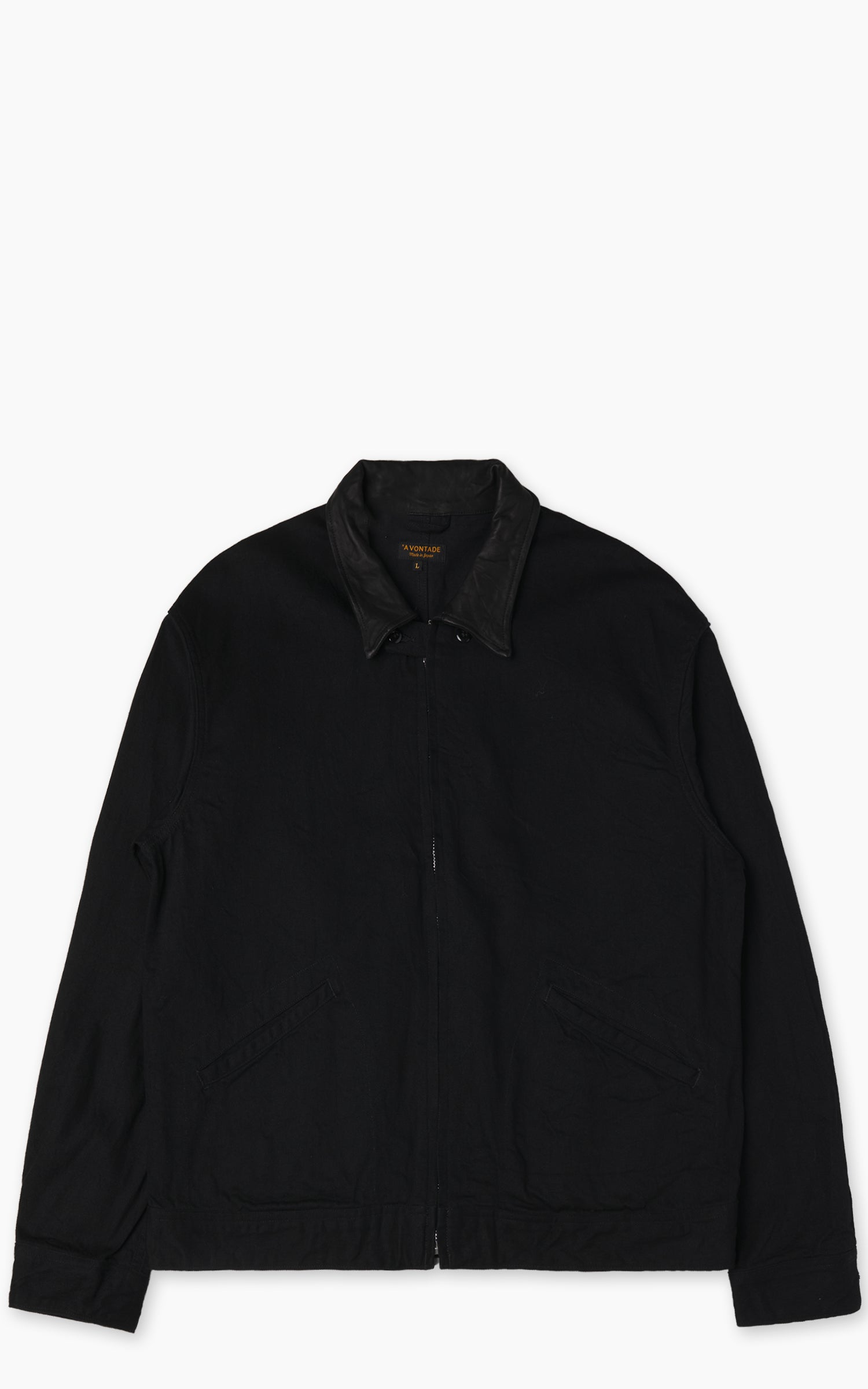A Vontade VTD-0565-JK Denim Zip Work Jacket Indigo