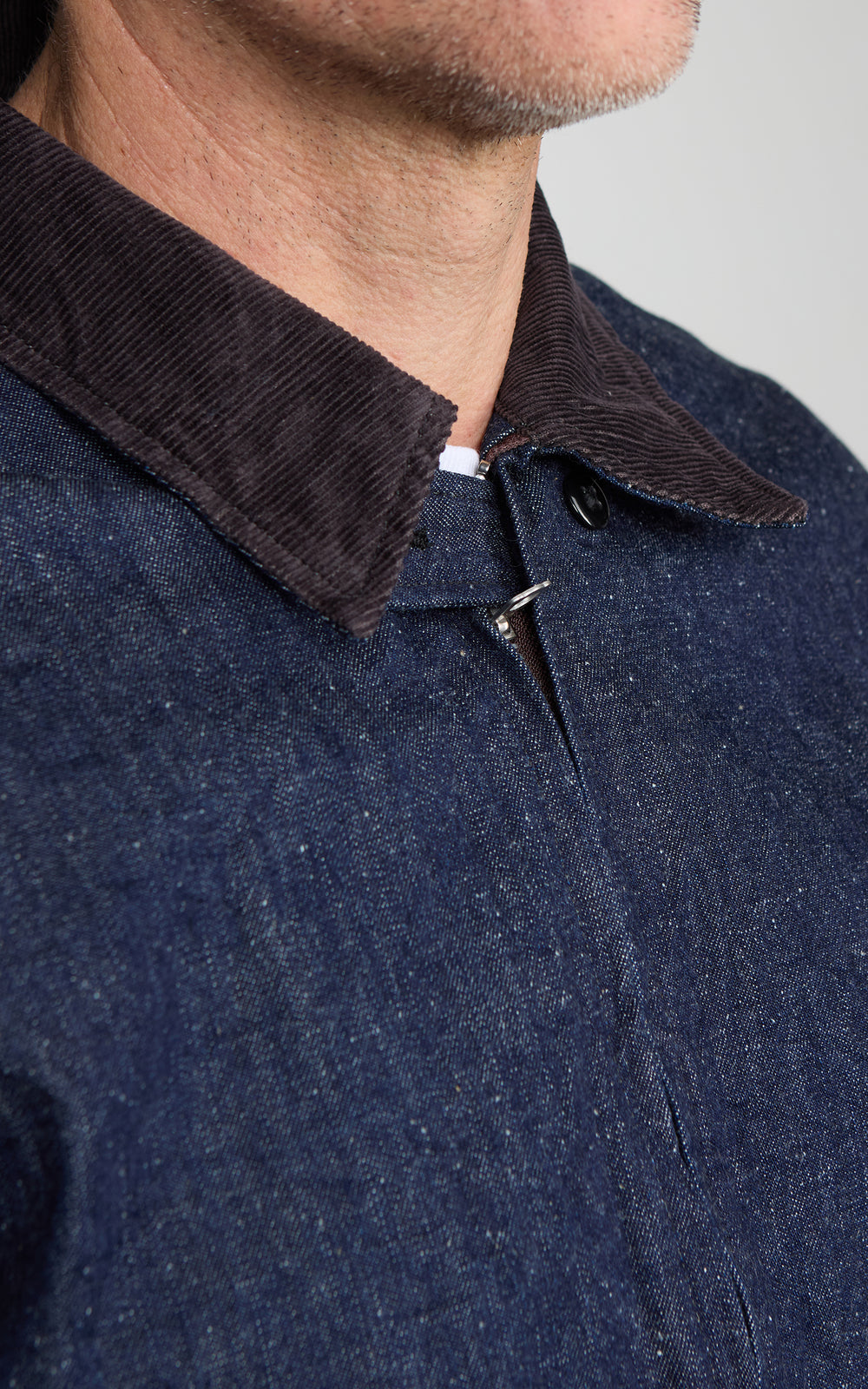 A Vontade VTD-0565-JK Denim Zip Work Jacket Indigo