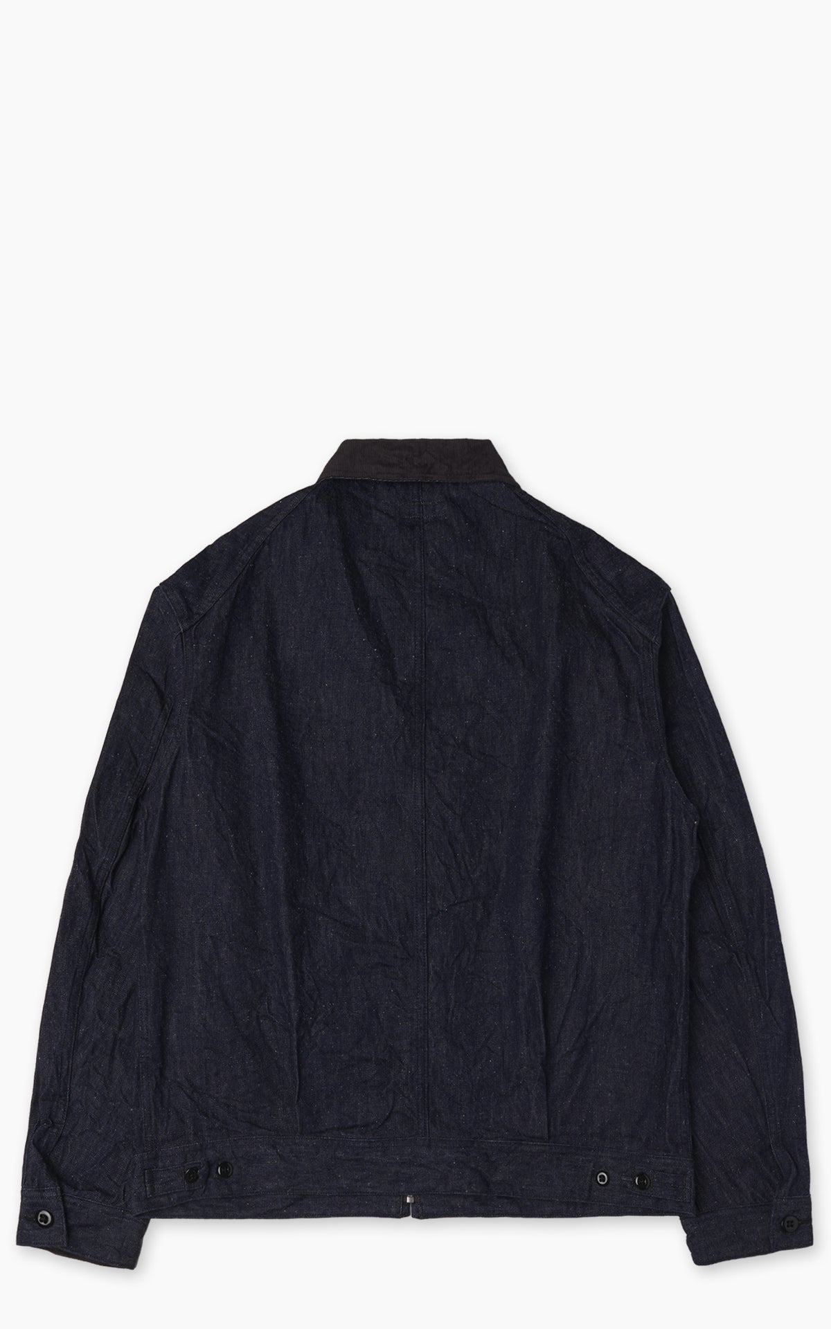 A Vontade VTD-0565-JK Denim Zip Work Jacket Indigo