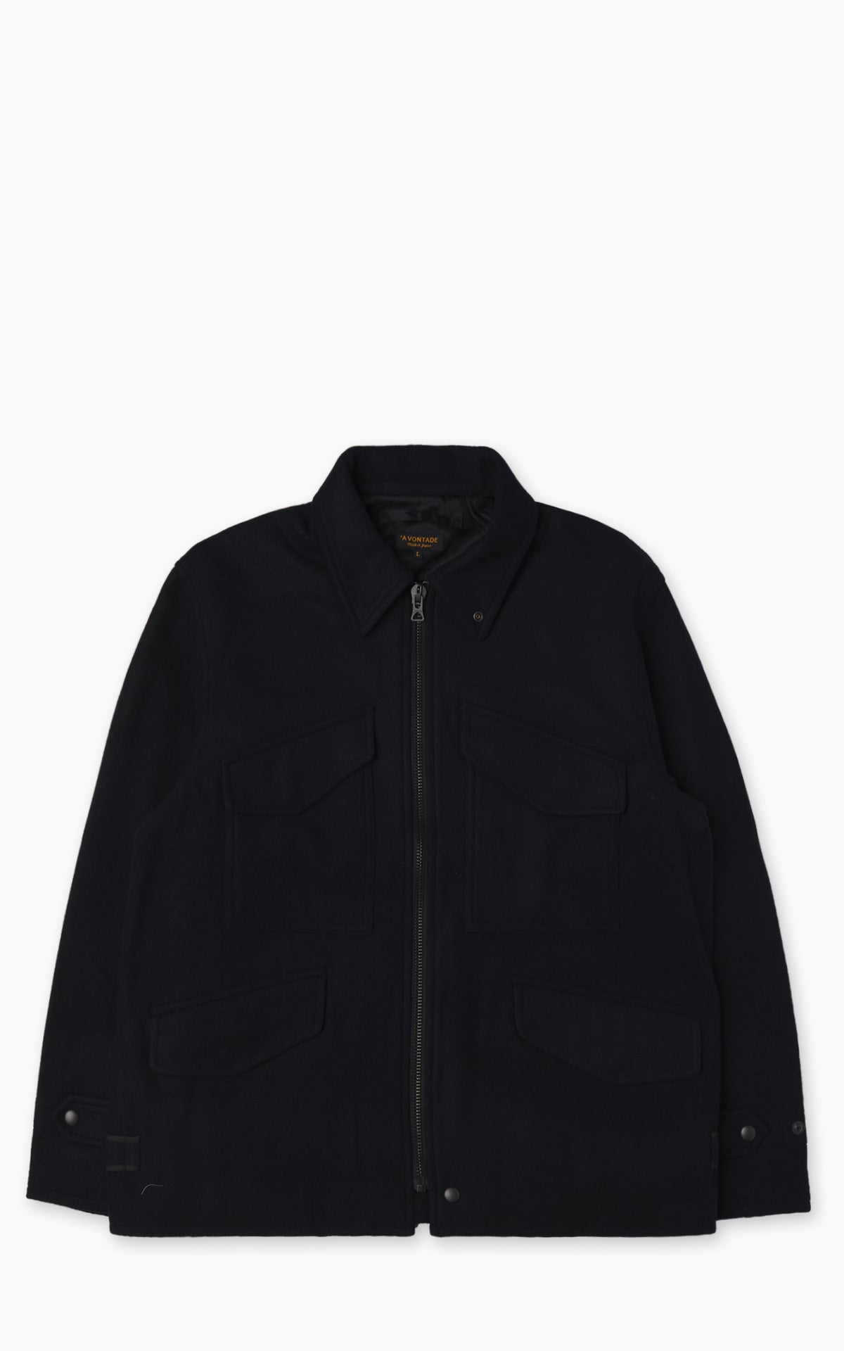 A Vontade VTD-0604-JK Wool Mechanic Jacket Dark Navy