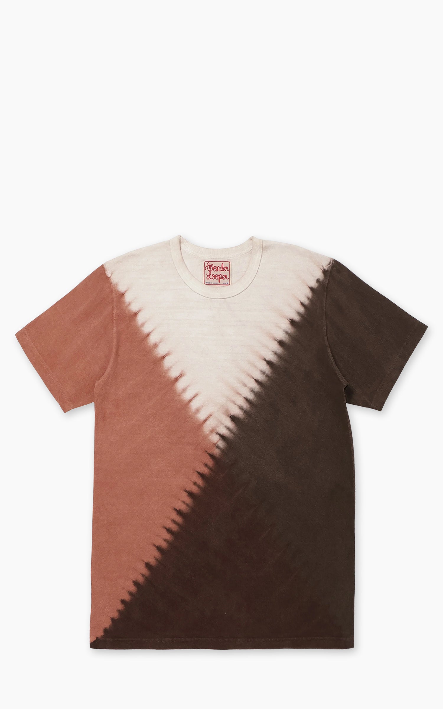 Wonder Looper Amami Hand Dyed ELS Recycled Cotton Slub T-Shirt Sharinbai + Doro Shibori