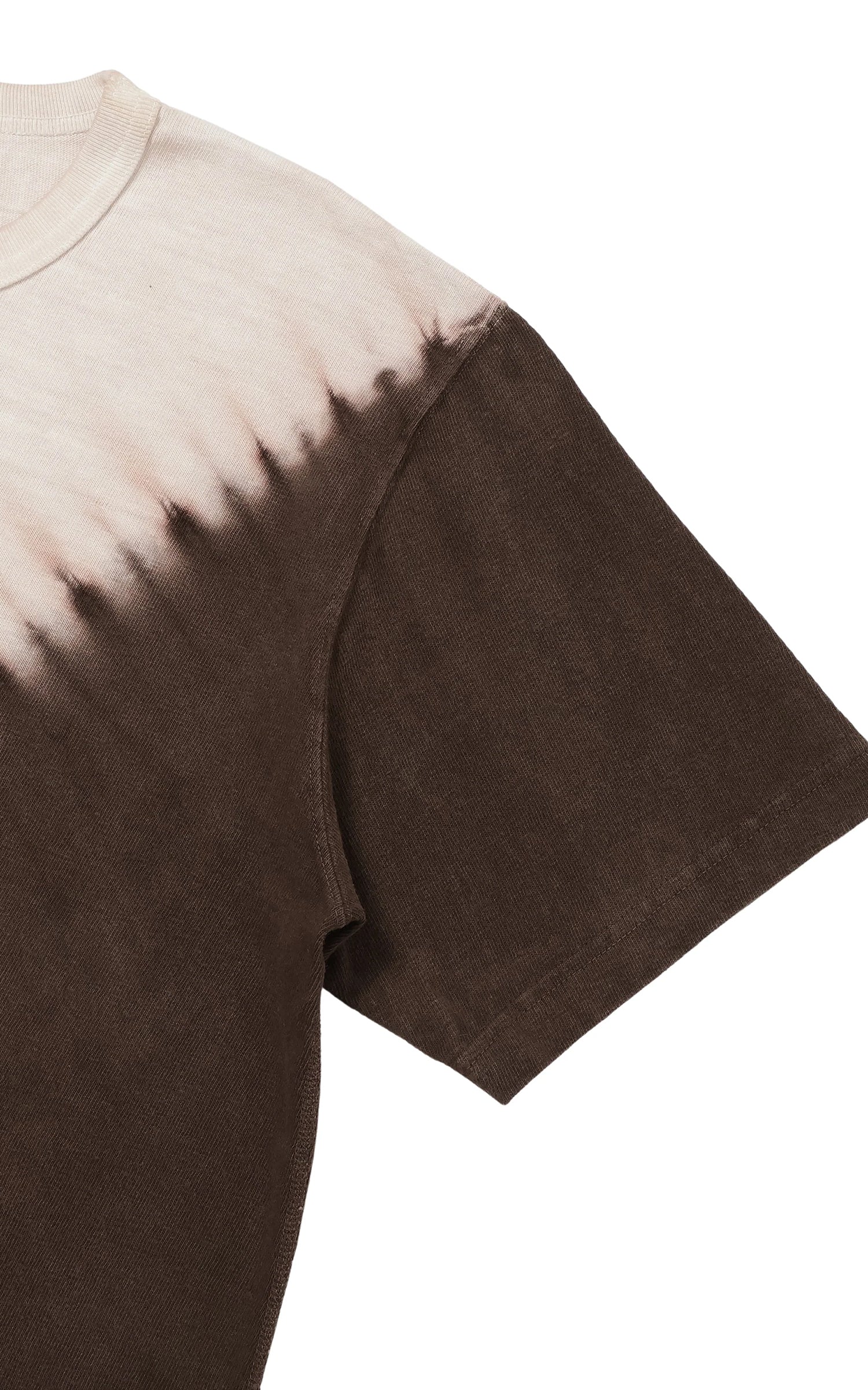 Wonder Looper Amami Hand Dyed ELS Recycled Cotton Slub T-Shirt Sharinbai + Doro Shibori
