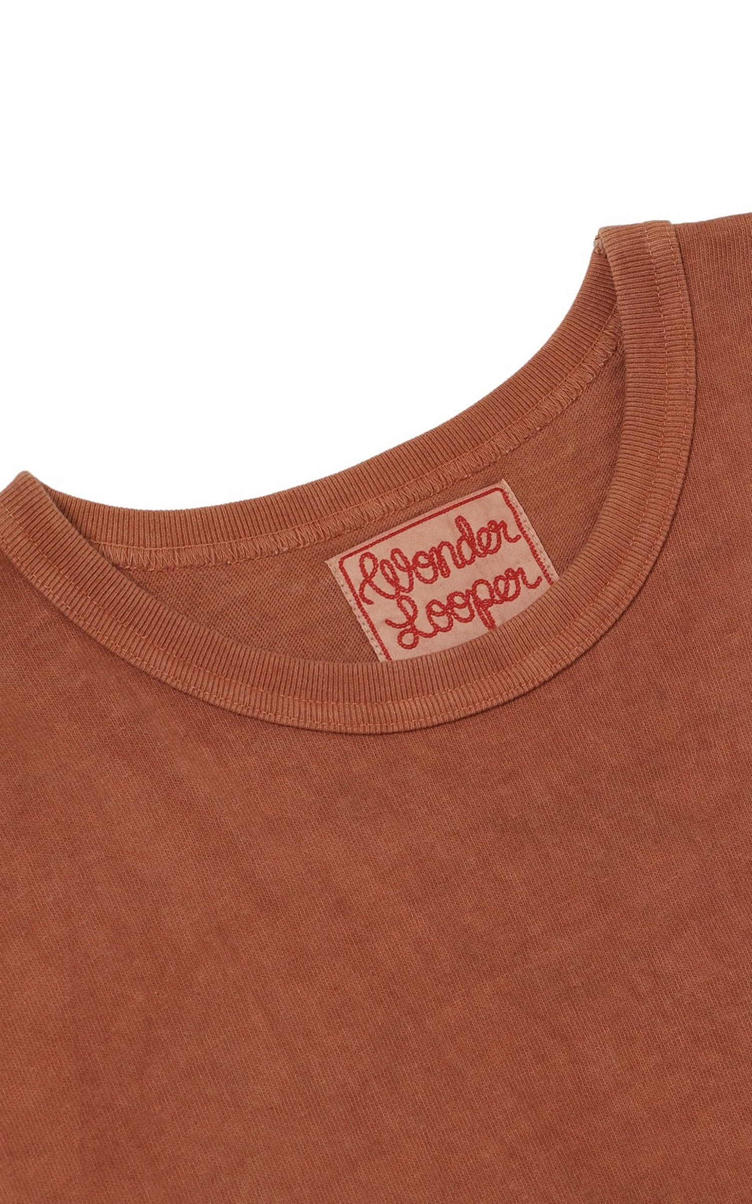 Wonder Looper Amami Hand Dyed ELS Recycled Cotton Slub T-Shirt Sharinbai + Doro