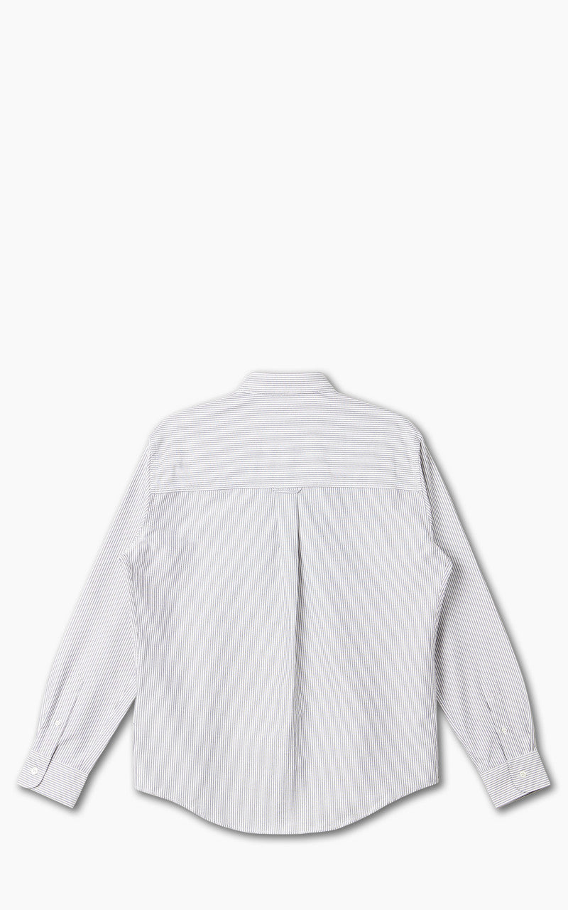 AMI Paris Ami De Coeur Button-Down Shirt Black/Natural