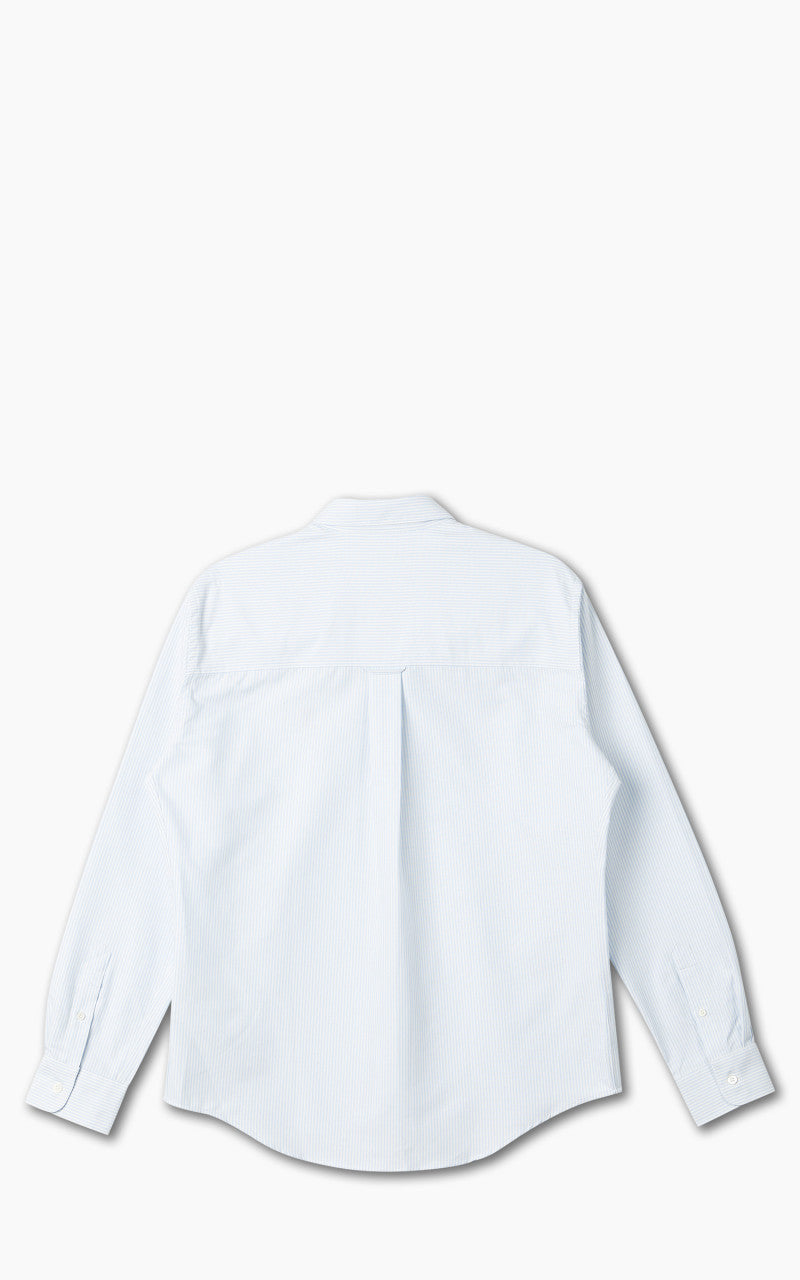 AMI Paris Ami De Coeur Button-Down Shirt Sky Blue/Natural