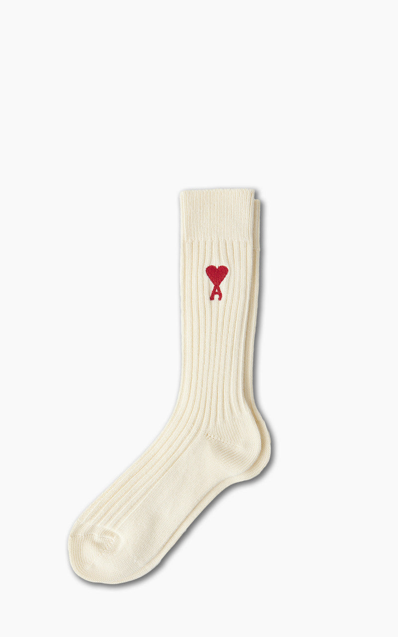 AMI Paris 3-Pack Ami De Coeur Socks Off White/Grey/Black