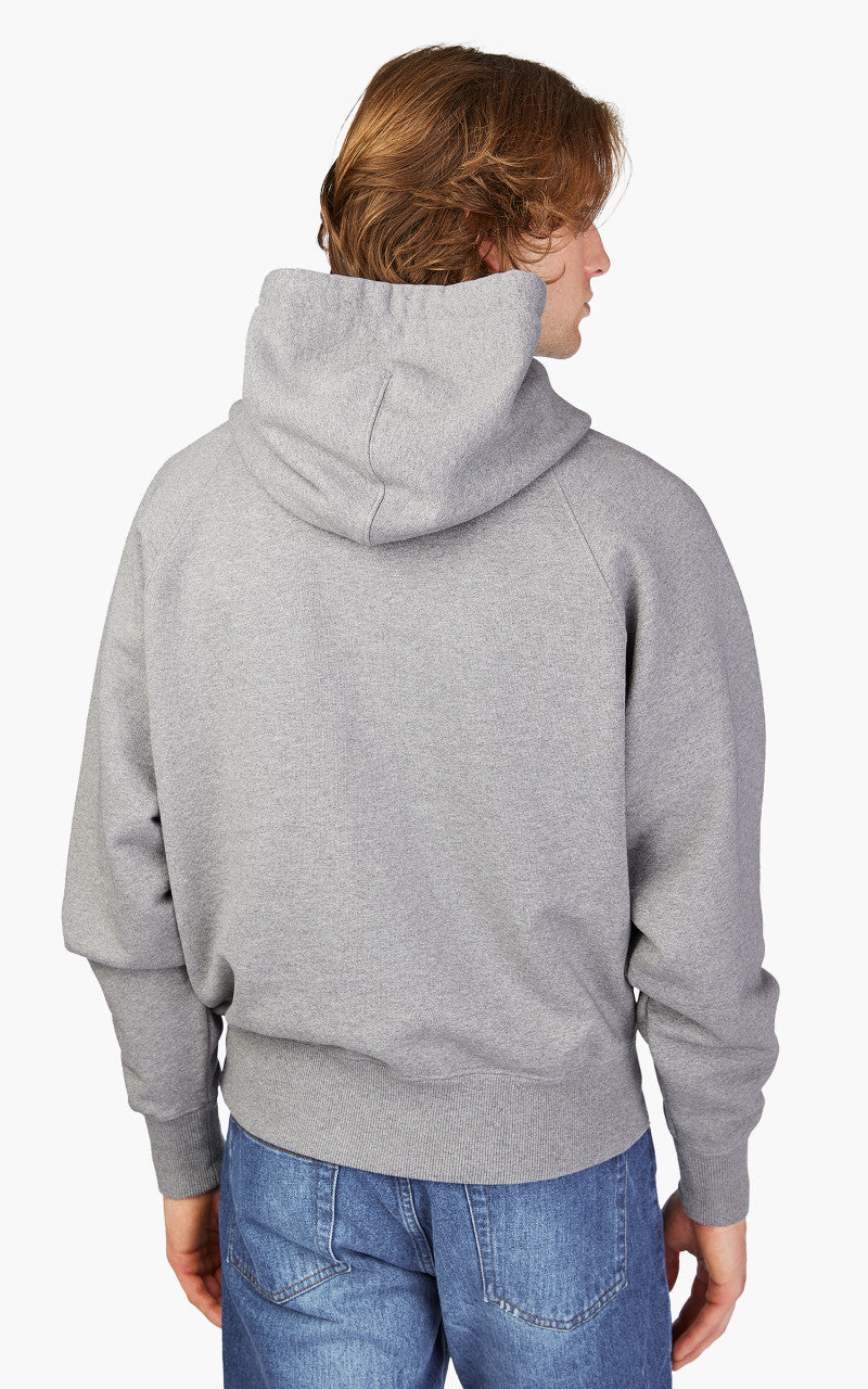 AMI Paris Ami De Coeur Hoodie Heather Grey