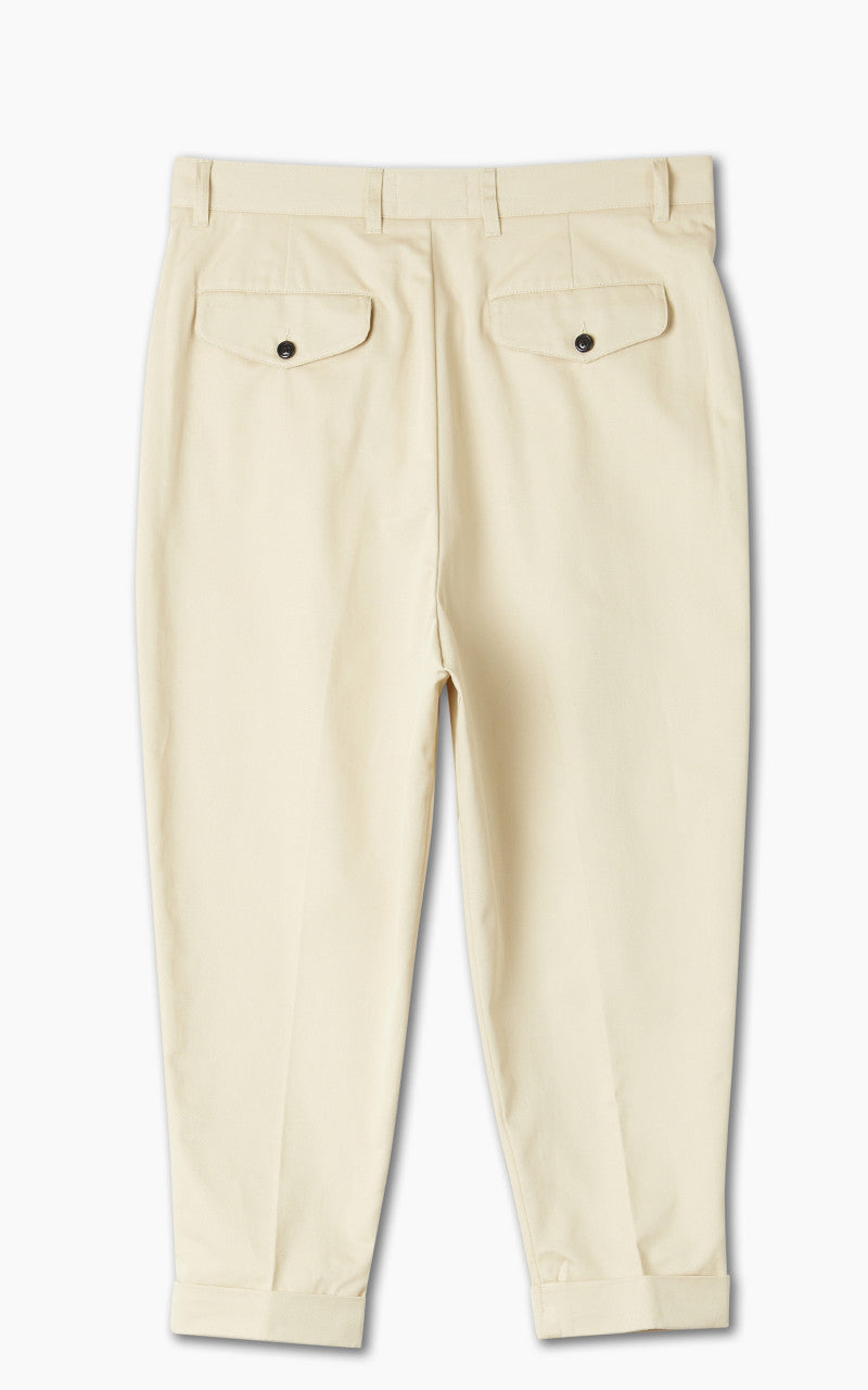 AMI Paris Carrot Trousers Vanilla