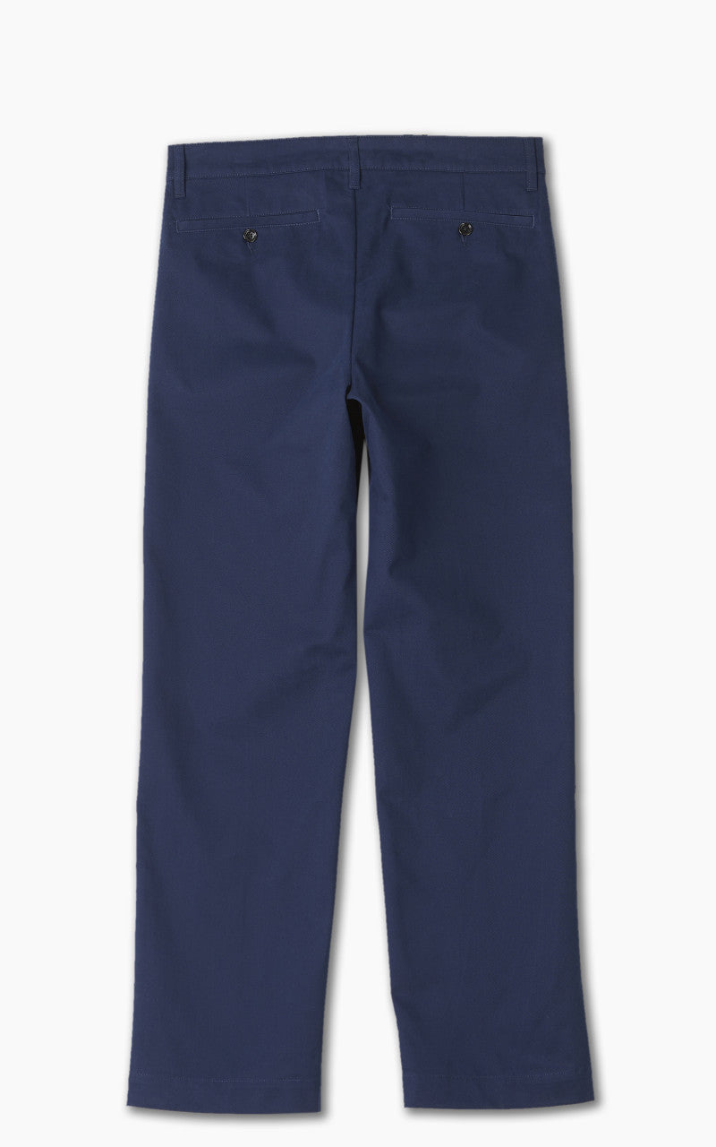 AMI Paris Straight Fit Chino Trouser Night Blue