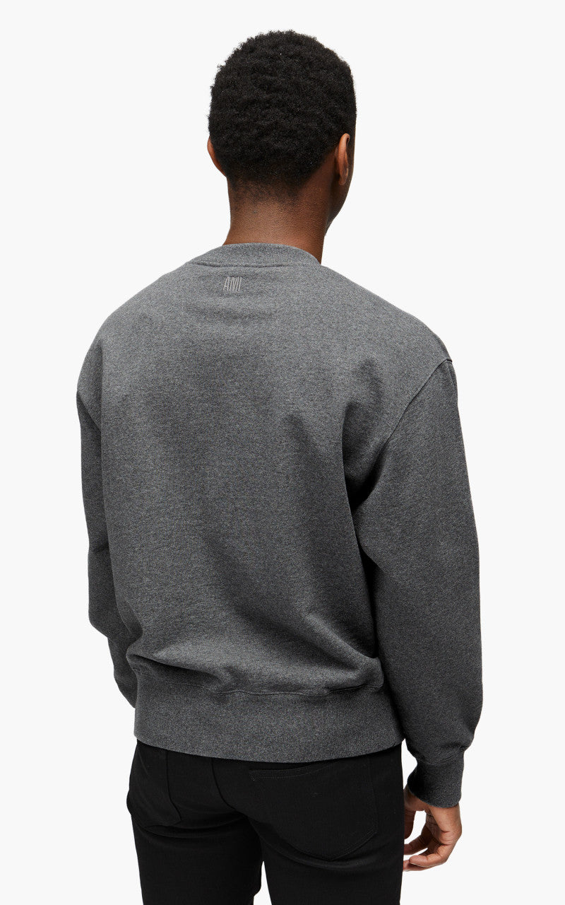 AMI Paris Ami Paris FR Patch Sweatshirt Heather Grey