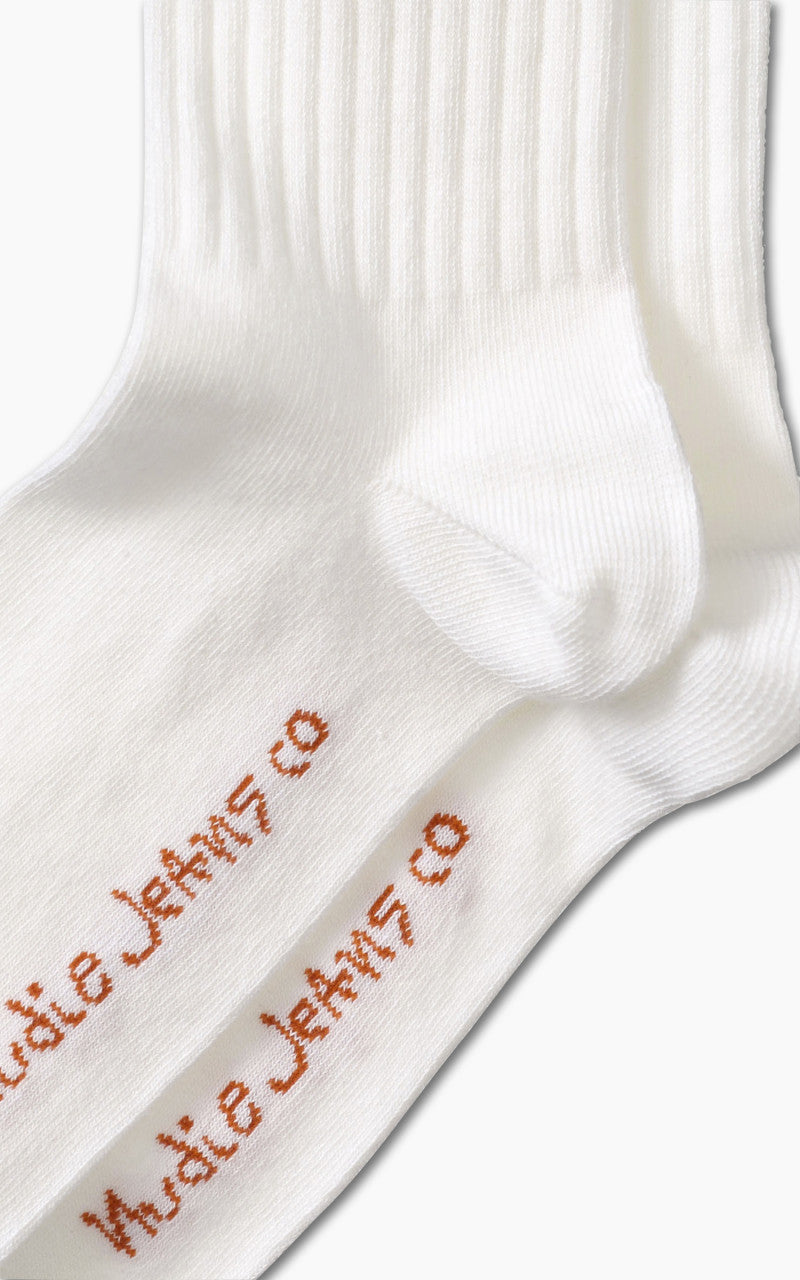Nudie Jeans Amundsson Sport Socks Dusty White