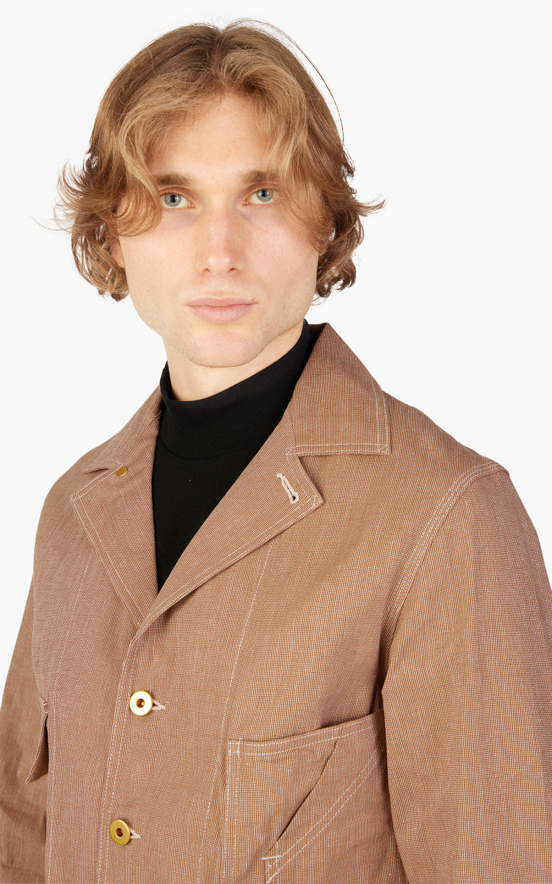 Anatomica Coverall Pin Check Bronze