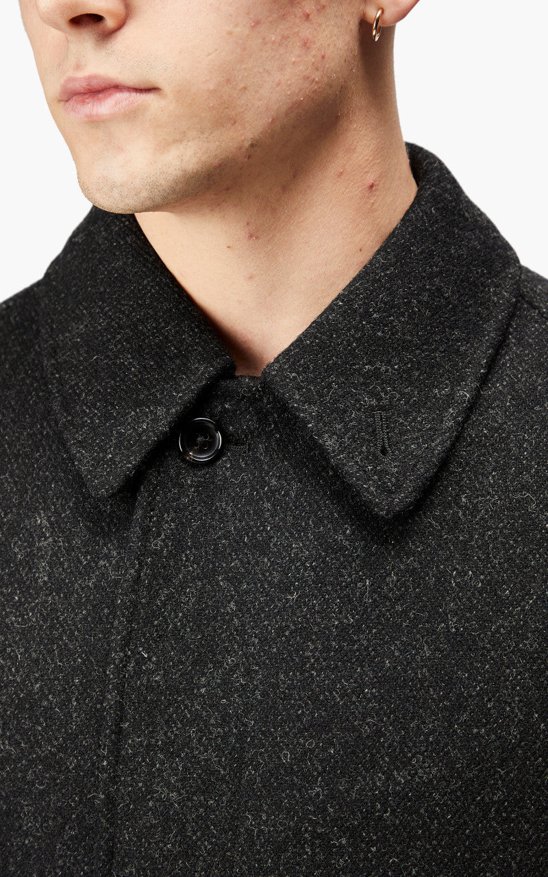 Anatomica Single Raglan Coat IV Reversible Charcoal