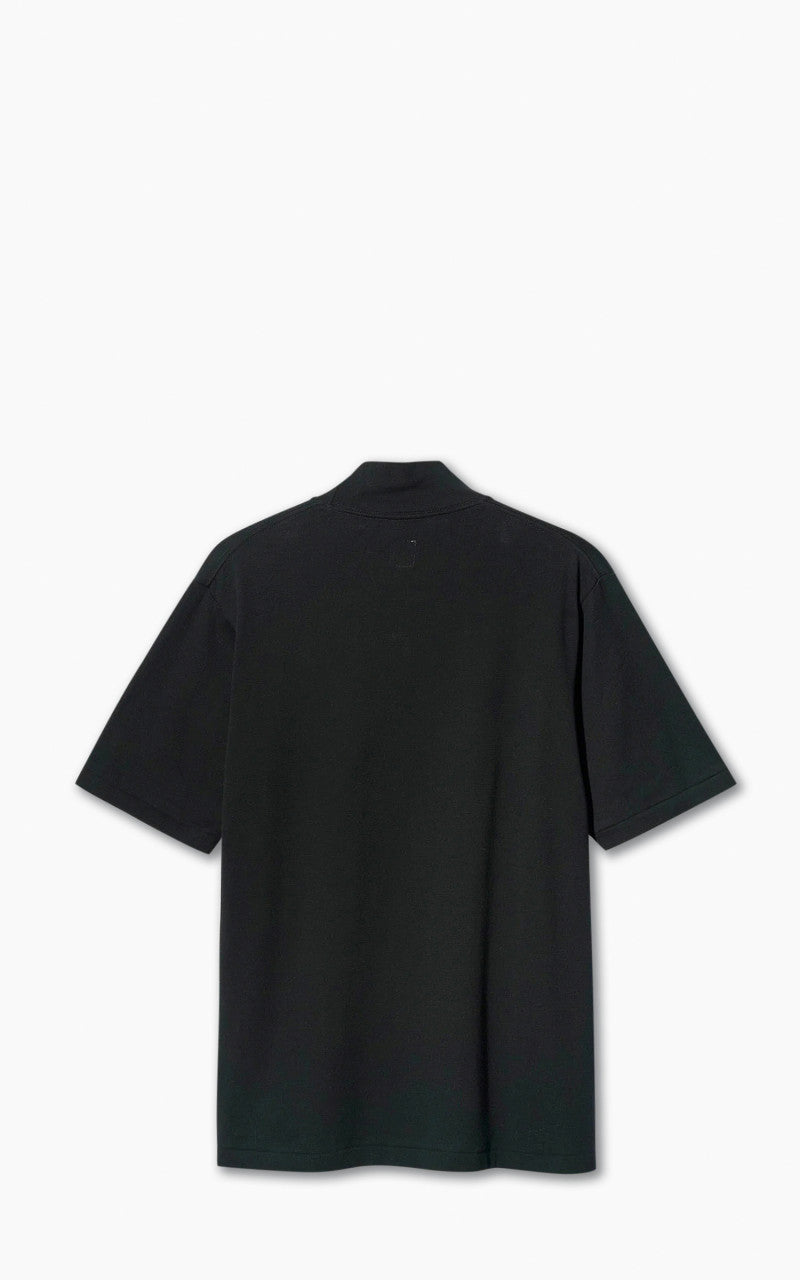 Anatomica Mock Neck Tee S/S Black
