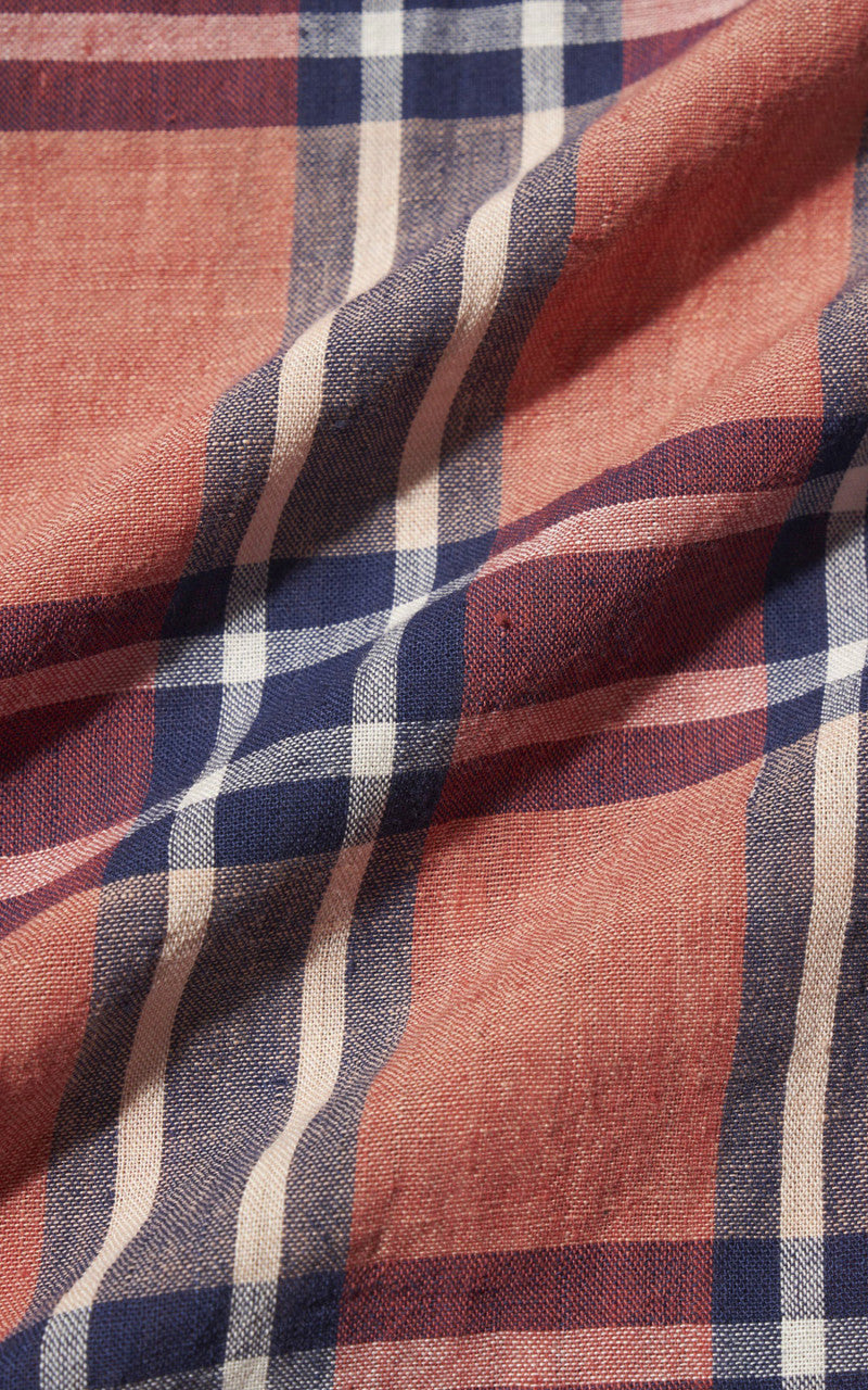 Anatomica Dickie HL Madras Shirt Pink