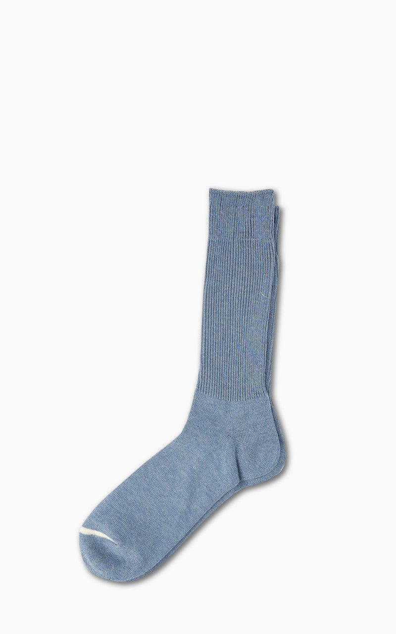 Anonymous Ism Socks American Rib 3-Pack Indigo