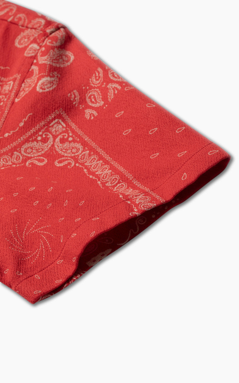 Nudie Jeans Aron Bandana Shirt Red