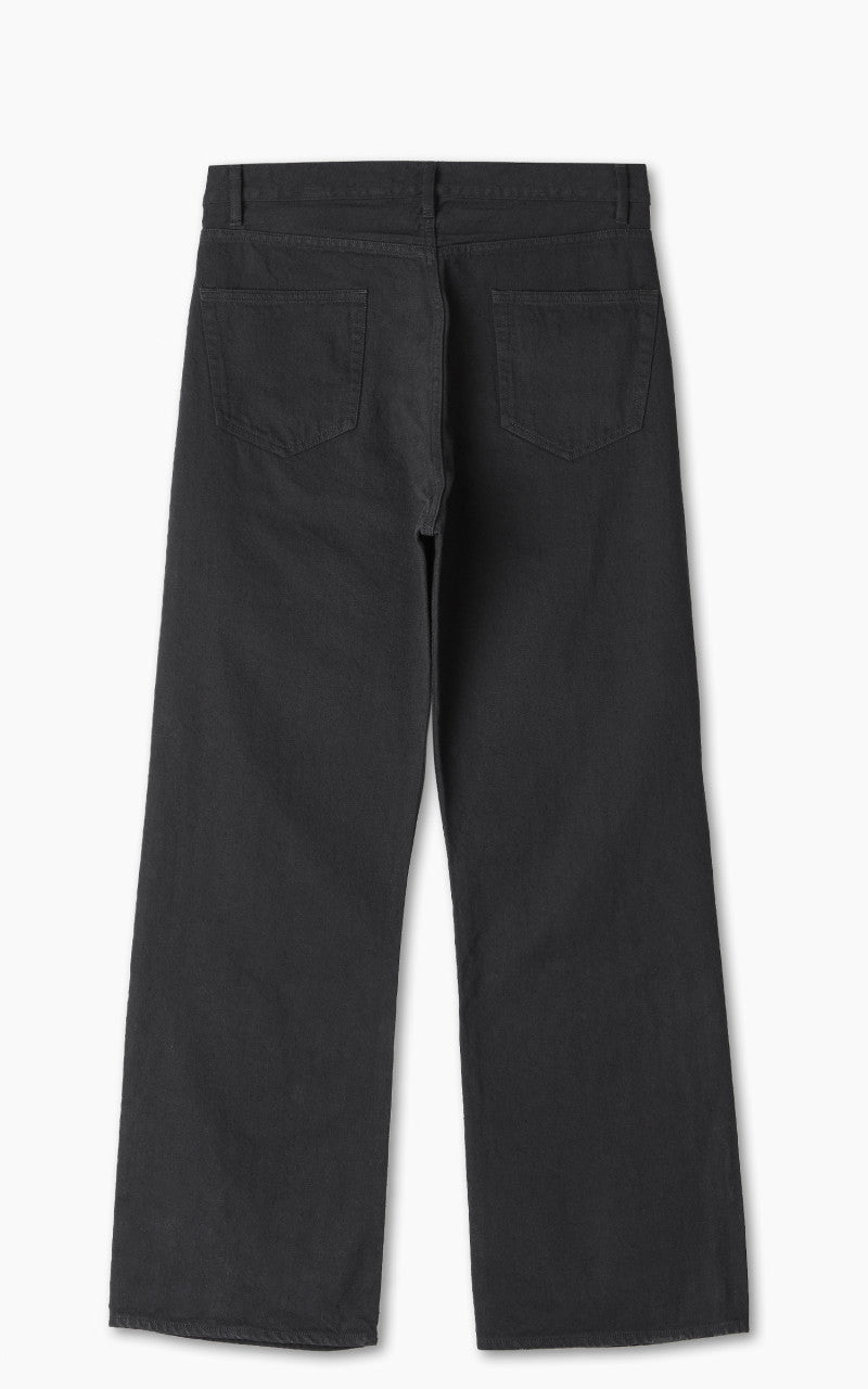Auralee Selvedge Light Denim Pants Black