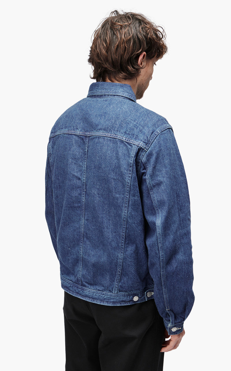 Auralee Selvedge Light Denim Blouson Light Indigo