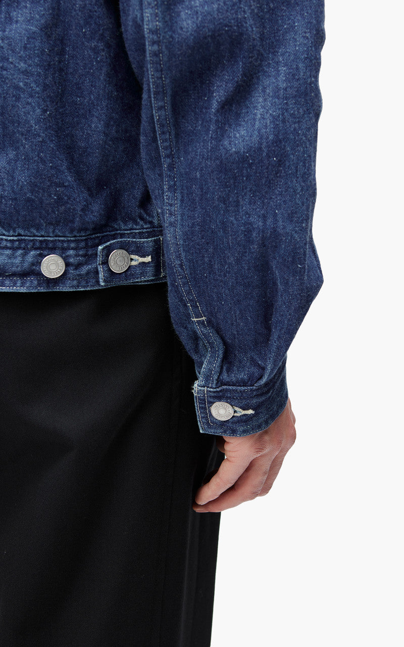 Auralee Selvedge Light Denim Blouson Light Indigo