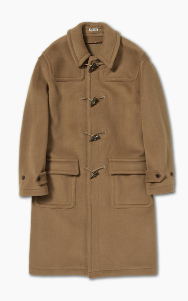 AURALEE WOOL HERINGBONE PILE HOODED COAT 【公式通販】