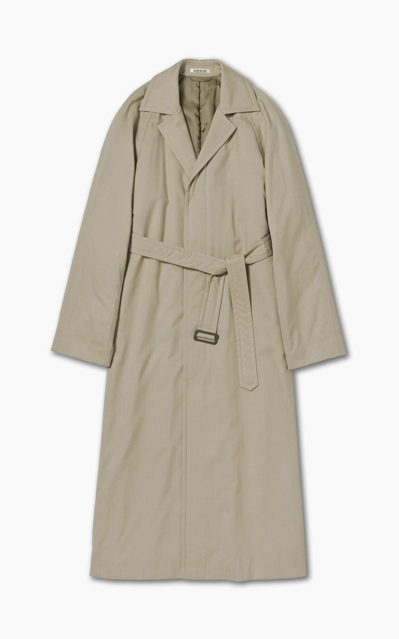 美品AURALEE SUPER FINE TROPICAL WOOL COAT Auralee W Super Fine Tropical Wool Chesterfield Padded Coat Top