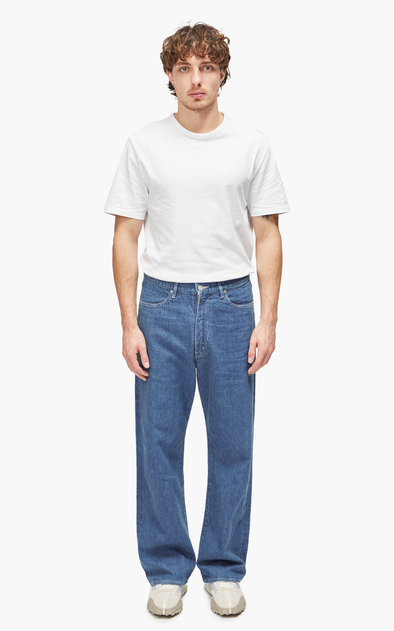 Auralee Selvedge Light Denim Pants Light Indigo