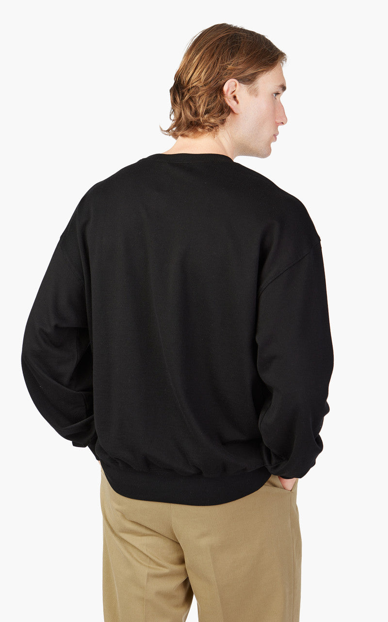 Auralee Super High Gauge Sweat Pullover Black
