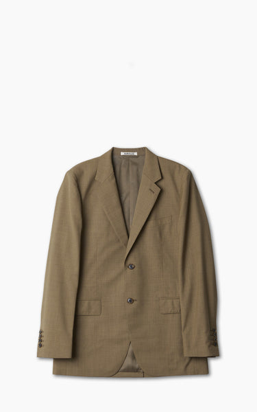 美品AURALEE SUPER FINE TROPICAL WOOL COAT AURALEE Men's Super Fine Tropical Wool Collar Coat in Blue | Lyst