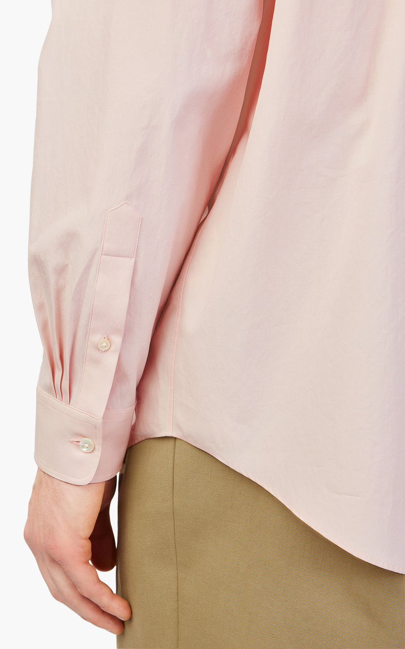 Auralee Washed Finx Twill Big Shirt Pink
