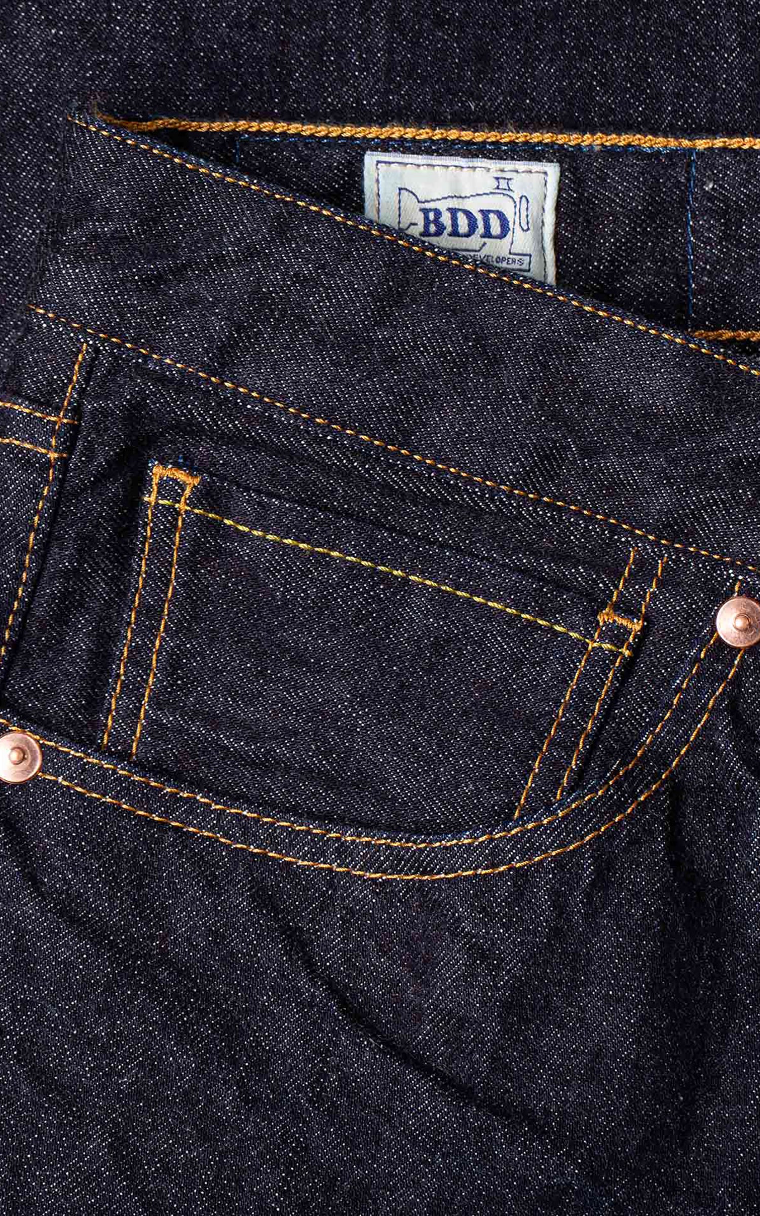 Benzak B-07 Relaxed Straight Forties Era Selvedge Indigo 14oz