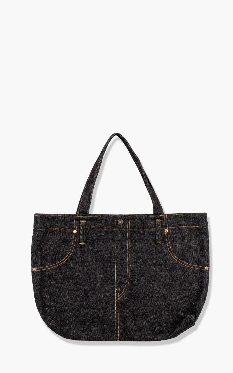 Momotaro Jeans B-11-S Denim Tote Bag Indigo