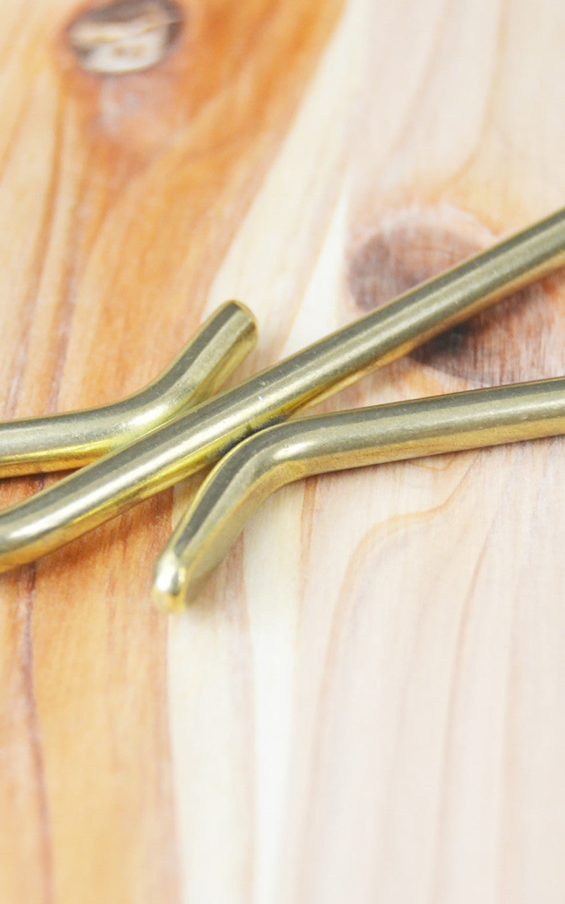 Kobashi Studio B83H12 Wire Rolled Key Hook Brass