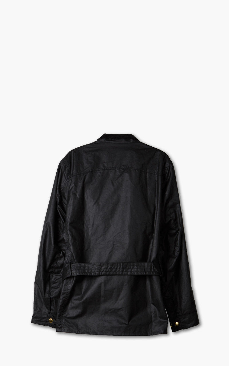 Barbour International Union Jack International Jacket Wax Black