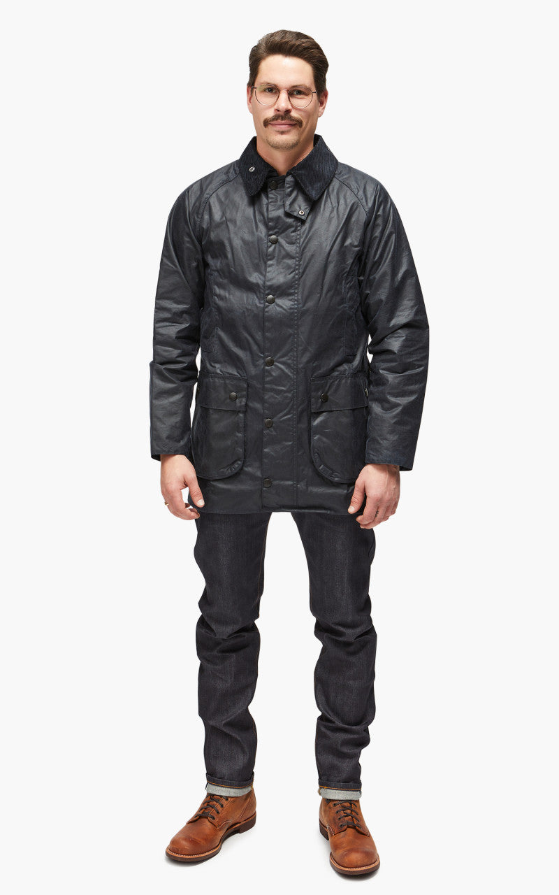Barbour SL Beaufort Wax Jacket Navy