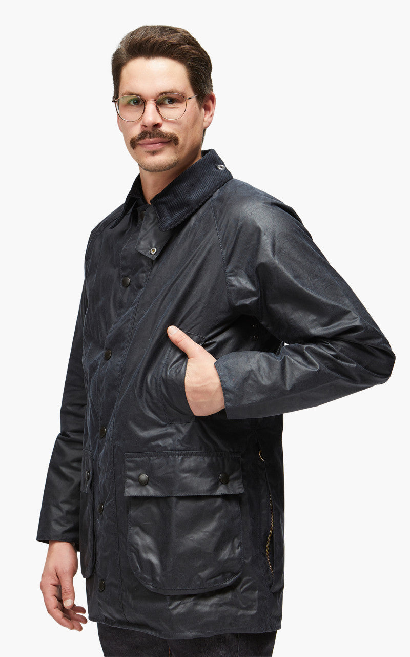 Barbour SL Beaufort Wax Jacket Navy