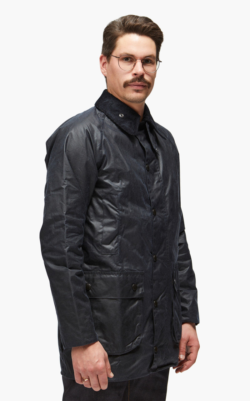 Barbour SL Beaufort Wax Jacket Navy