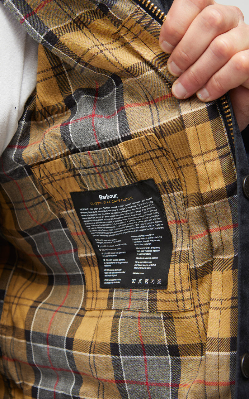 Barbour SL Beaufort Wax Jacket Navy